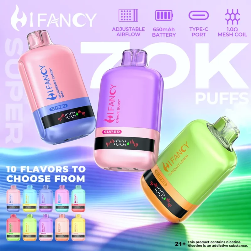 Acevape De Hifancy Super 70,000 Puffs Product Image 048 In Stock in the EU Disposable Vape Device