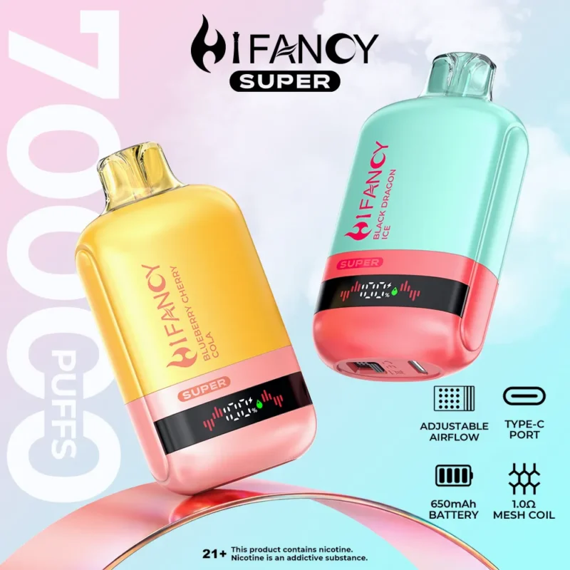 Acevape De Hifancy Super 70,000 Puffs Product Image 050 EU In Stock Disposable Vape Device