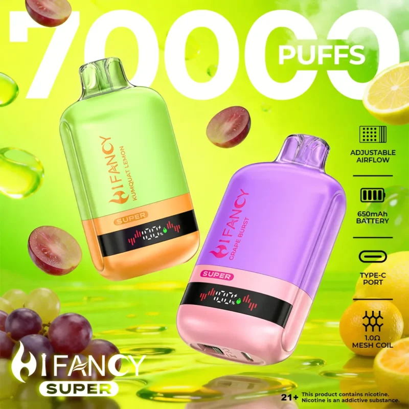 Acevape De Hifancy Super 70,000 Puffs Product Image 052 EU Warehouse Disposable Vape Device