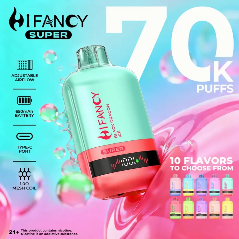 Acevape De Hifancy Super 70,000 Puffs Product Image 053 EU Warehouse Disposable Vape Device