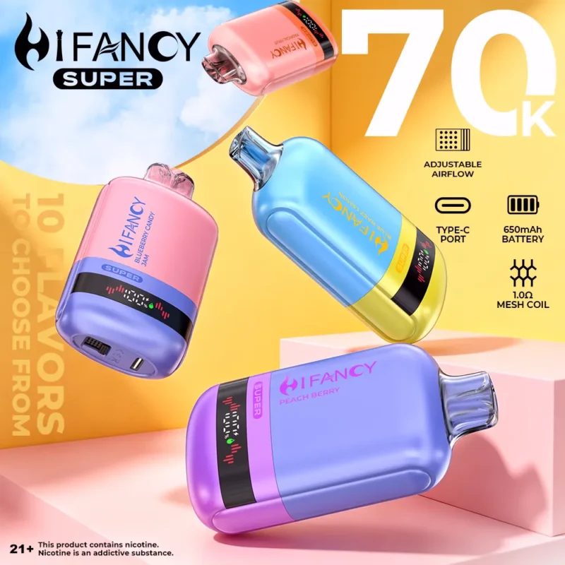 Acevape De Hifancy Super 70,000 Puffs Product Image 054 EU Warehouse Disposable Vape Device