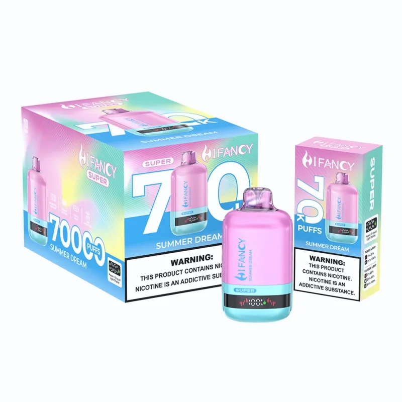 Acevape De Hifancy Super 70,000 Puffs Summer Dream Flavor 059 EU Stock Disposable Vape Device
