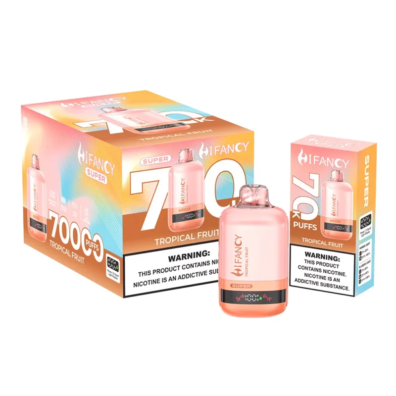 Acevape De Hifancy Super 70,000 Puffs Tropical Fruit Flavor 061 EU Stock Disposable Vape Device
