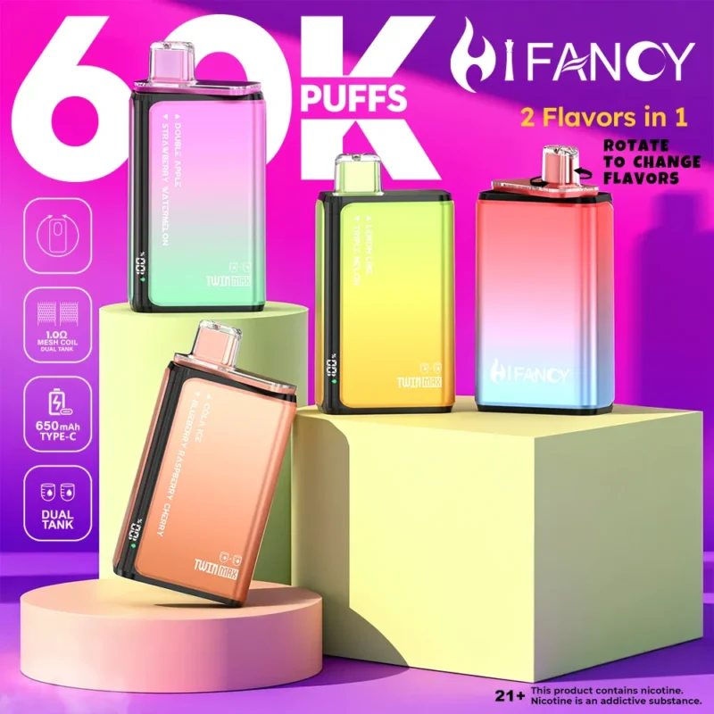 Acevape De Hifancy Twin Max 60000 Zuege Produktbild 021 Eu Lager Disposable Vape Device