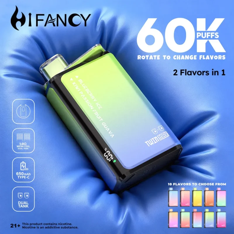 Acevape De Hifancy Twin Max 60000 Zuege Produktbild 024 Eu Lager Disposable Vape Device