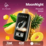 Acevape Elfbar Moonnight 40,000 Puffs Disposable Vape Pineapple Mango Flavor Display EU Warehouse