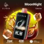 Acevape Elfbar Moonnight 40,000 Puffs Disposable Vape, Cola Ice Flavor, Display, EU Warehouse