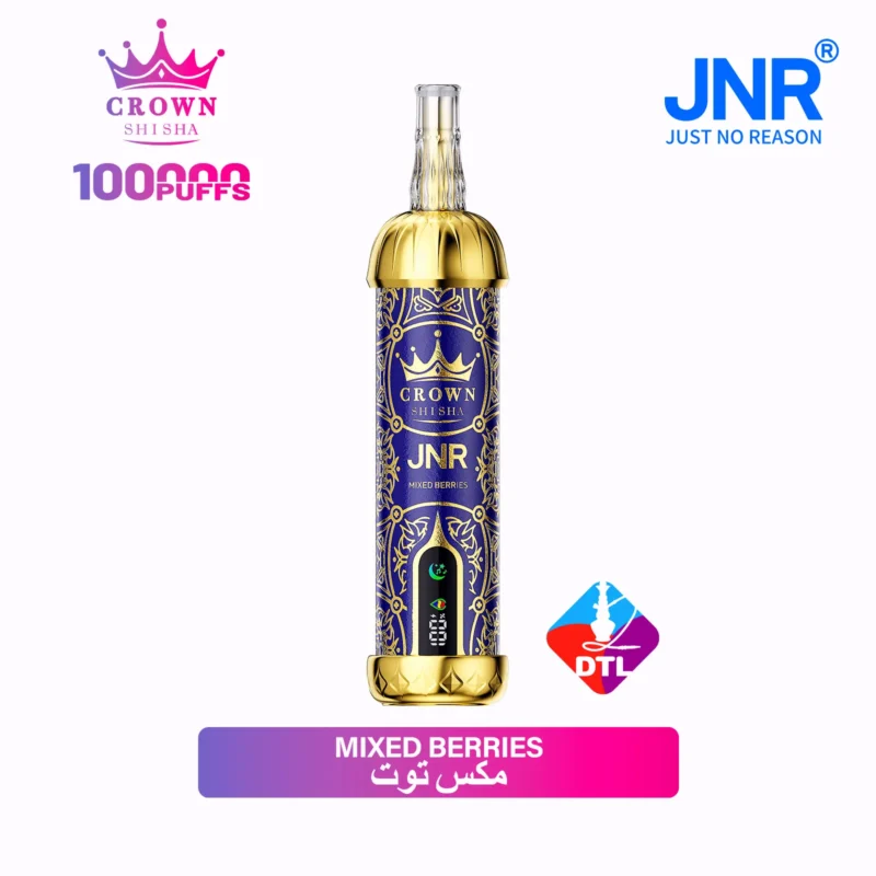 Acevape Jnr Crown Shisha 100000 Zuege Geschmacksanzeige Beerenmix 01 Eu Lager Disposable Vape Device