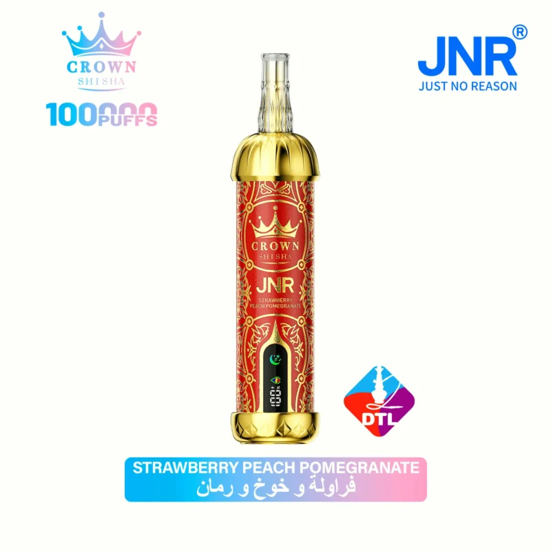 Acevape Jnr Crown Shisha 100000 Zuege Geschmacksanzeige Cs10 Erdbeere Pfirsich Granatapfel 10 Eu Lager Disposable Vape D