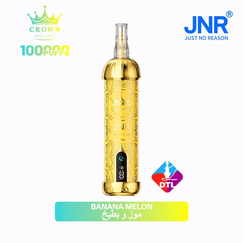 Acevape Jnr Crown Shisha 100000 Zuege Geschmacksanzeige Cs12 Banane Melonee 12 Eu Lager Disposable Vape Device