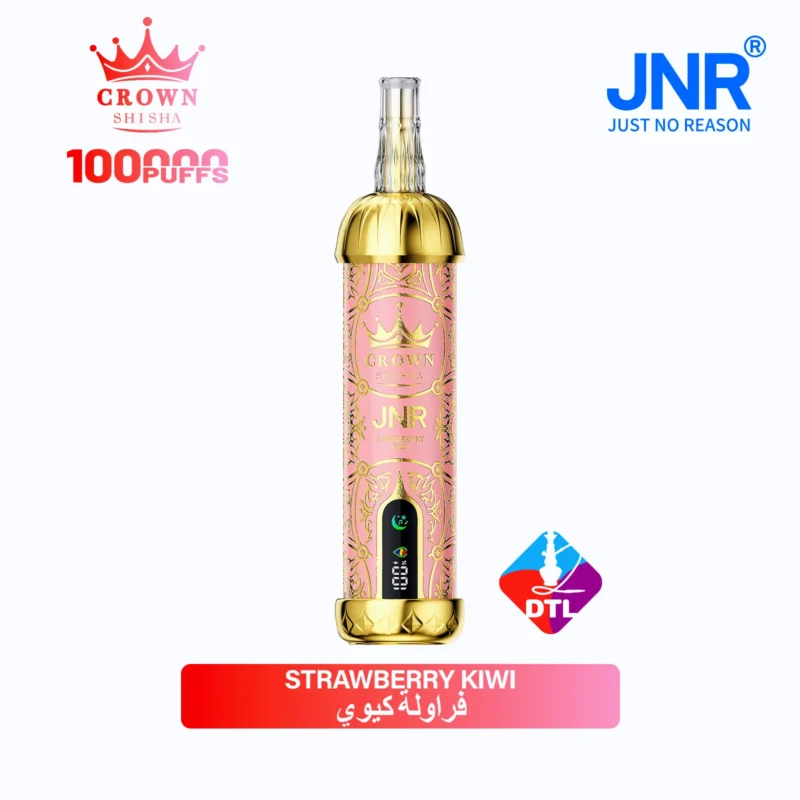 Acevape Jnr Crown Shisha 100000 Zuege Geschmacksanzeige Erdbeere Kiwi 15 Eu Lager Disposable Vape Device
