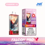 Acevape Jnr Falcon Pro 28000 Zuege Einweg Vape Erdbeere Eis Geraet Und Verpackung Eu Lager Disposable Device