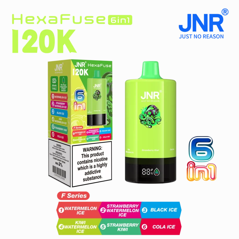 Acevape Jnr Hexafuse 6 In 1 120000 Zuege Kleine Verpackung F Series 06 Eu Lager Disposable Vape Device detail