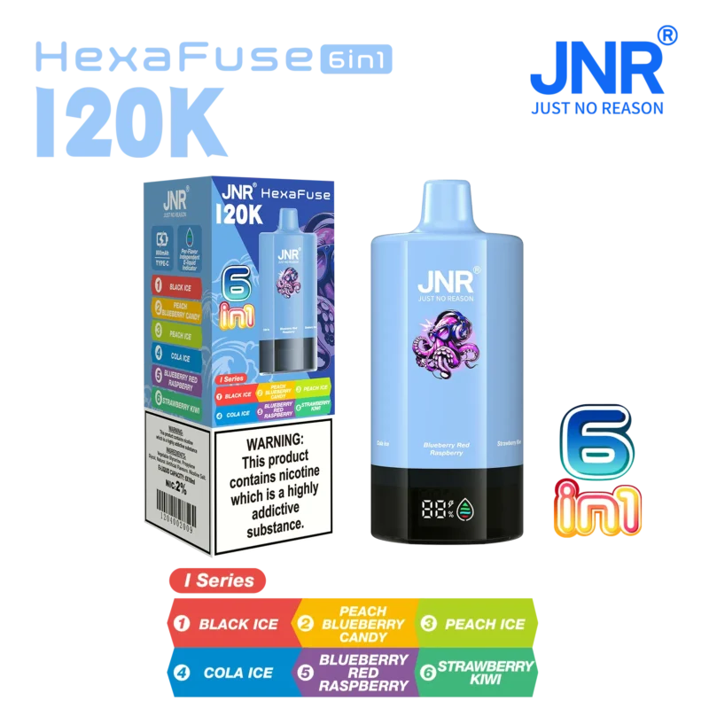Acevape Jnr Hexafuse 6 In 1 120000 Zuege Kleine Verpackung I Series 09 Eu Lager Disposable Vape Device detail