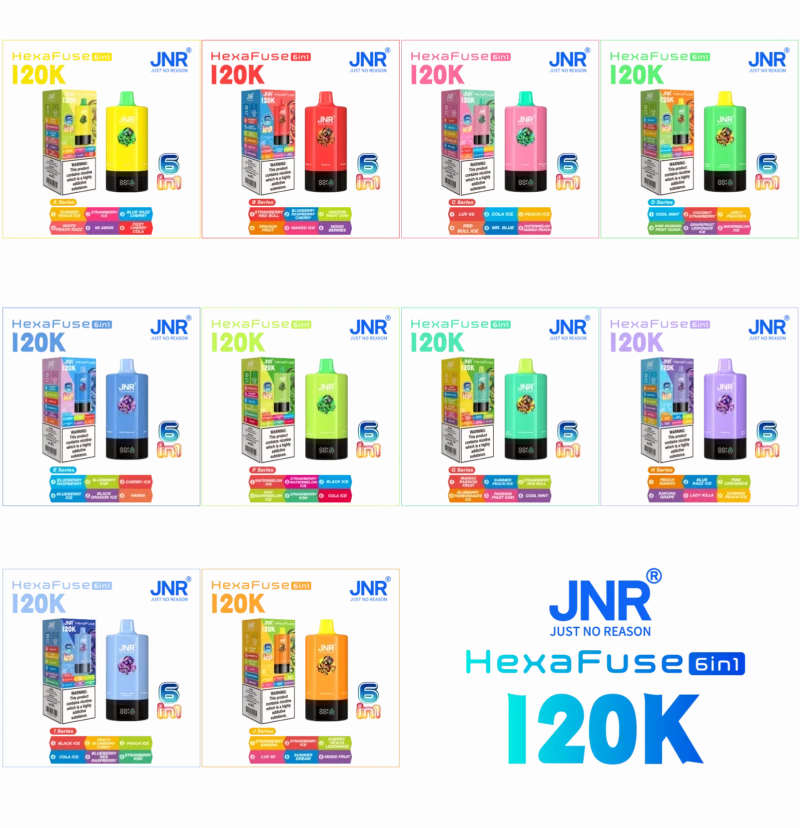 Acevape Jnr Hexafuse 6 In 1 120000 Zuege Kleine Verpackung Produktvariante 11 Eu Lager Disposable Vape Device detail