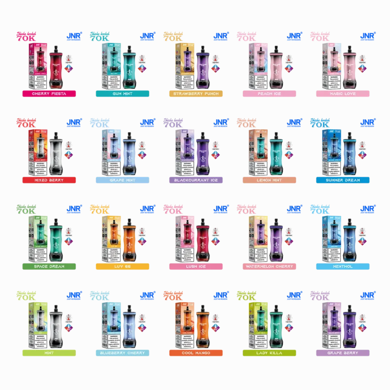 Acevape Jnr Shisha Hookah 70,000 Puffs, Small Package, Assorted Flavors, 21 EUR, In Stock, Disposable Vape Device