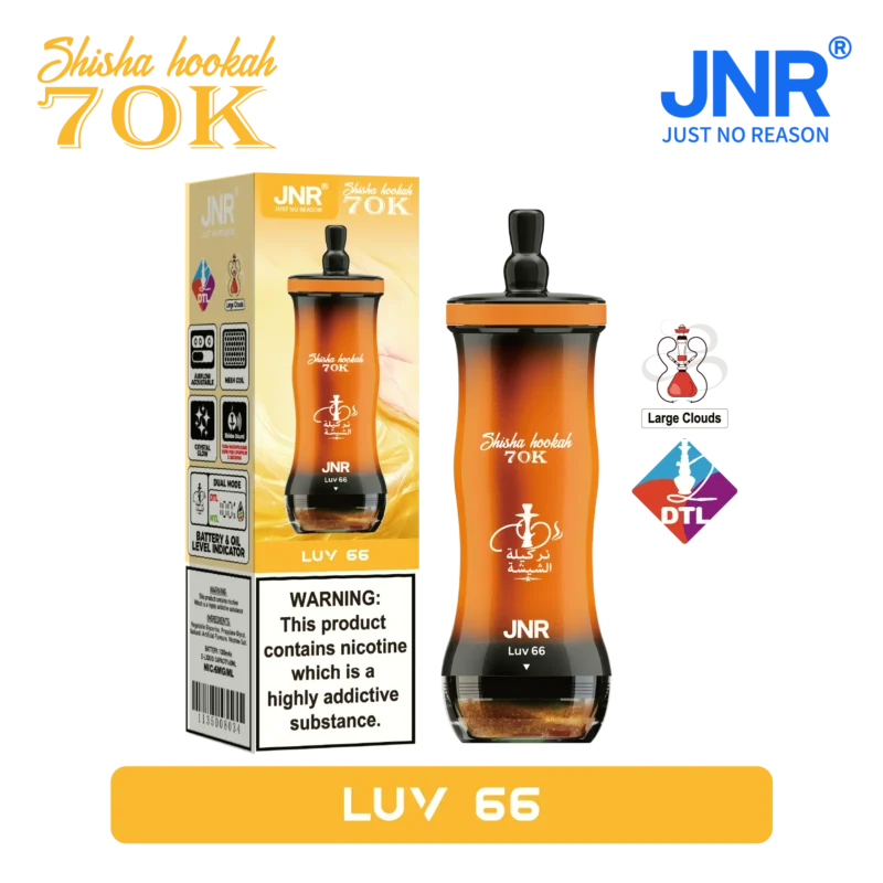 Acevape Jnr Shisha Hookah 70,000 Puffs Small Package Luv 66 11 EU Stock Disposable Vape Device