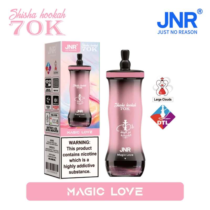Acevape Jnr Shisha Hookah 70,000 Puffs Small Package Magic Love 12 EUR In Stock Disposable Vape Device