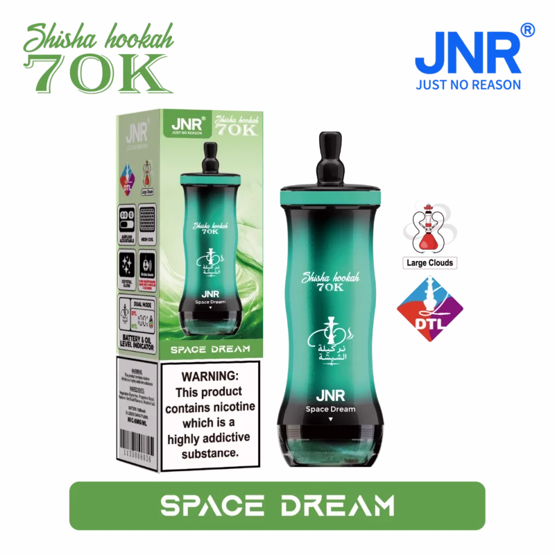 Acevape Jnr Shisha Hookah 70,000 Puffs Small Package Space Dream 17 Eu In Stock Disposable Vape Device