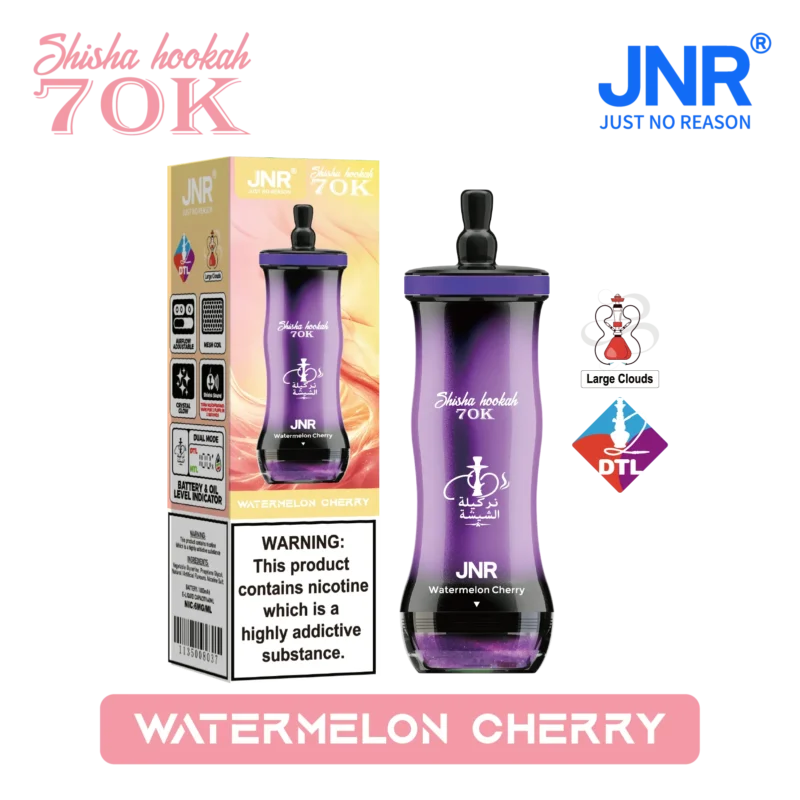 Acevape Jnr Shisha Hookah 70,000 Puffs Small Package Watermelon Cherry 20 Eu In Stock Disposable Vape Device