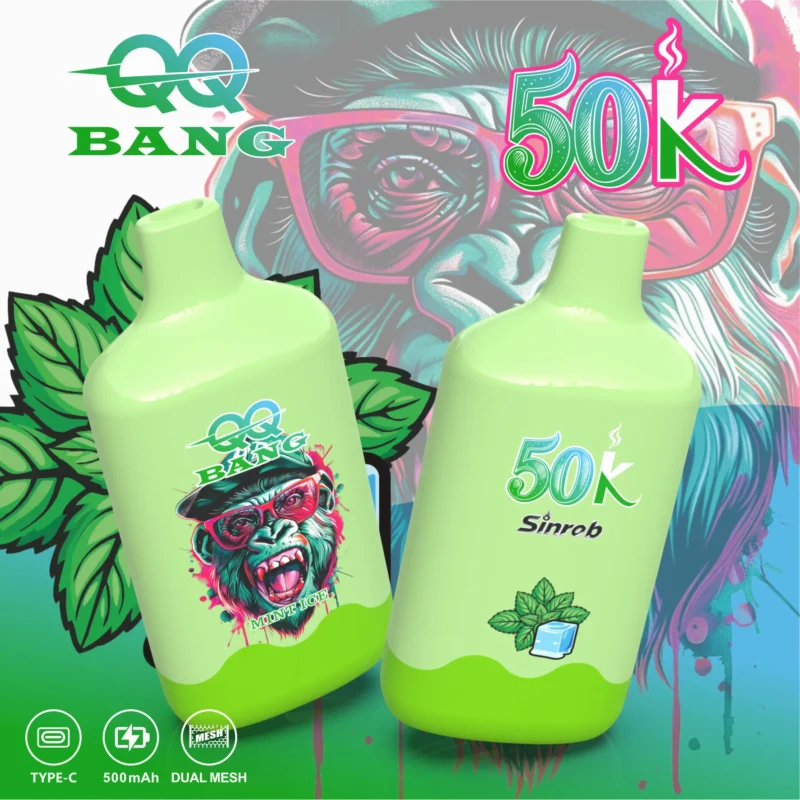 Acevape Qqbang 50000 Zuege Minze Eis Geschmack 015 Eu Lager Disposable Vape Device