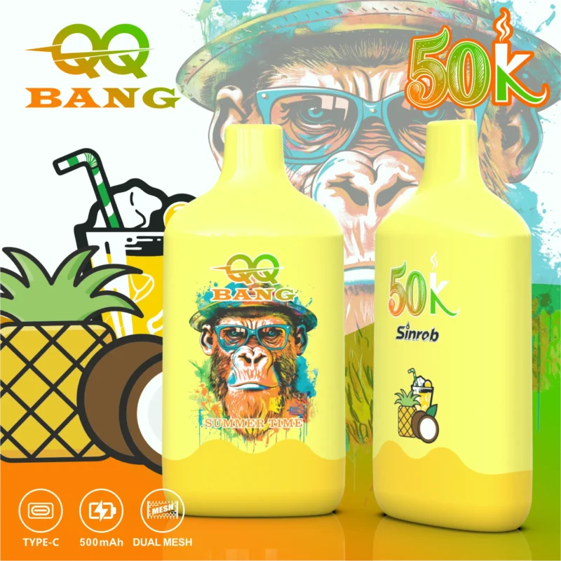 Acevape Qqbang 50000 Zuege Sommerzeit Geschmack 023 Eu Lager Disposable Vape Device