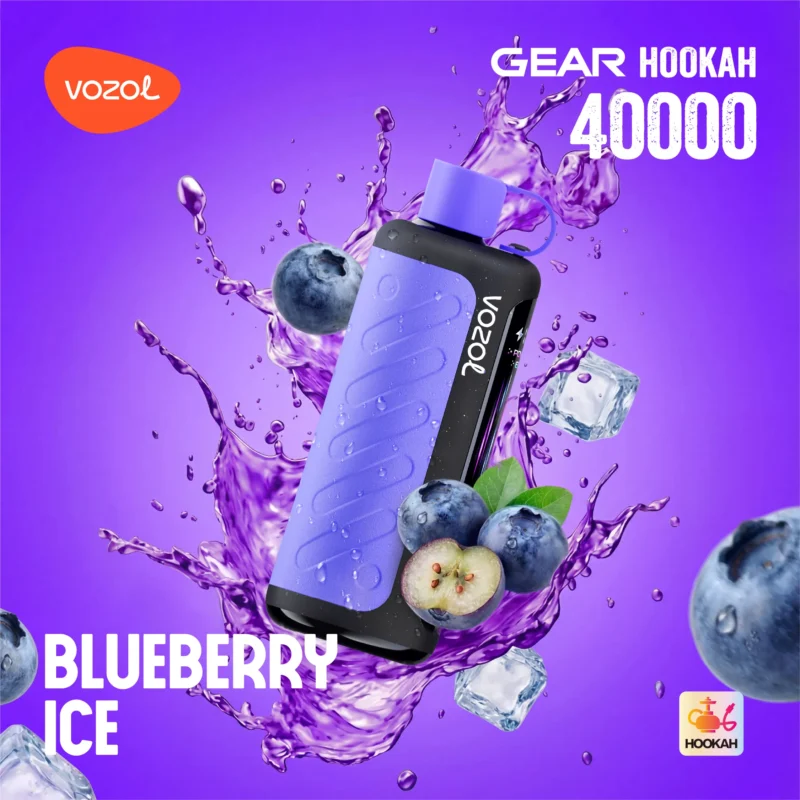 Acevape Vozol Gear Hookah 40000 Zuege Shisha Vape Blaubeere Eis Eu Lager Disposable Device