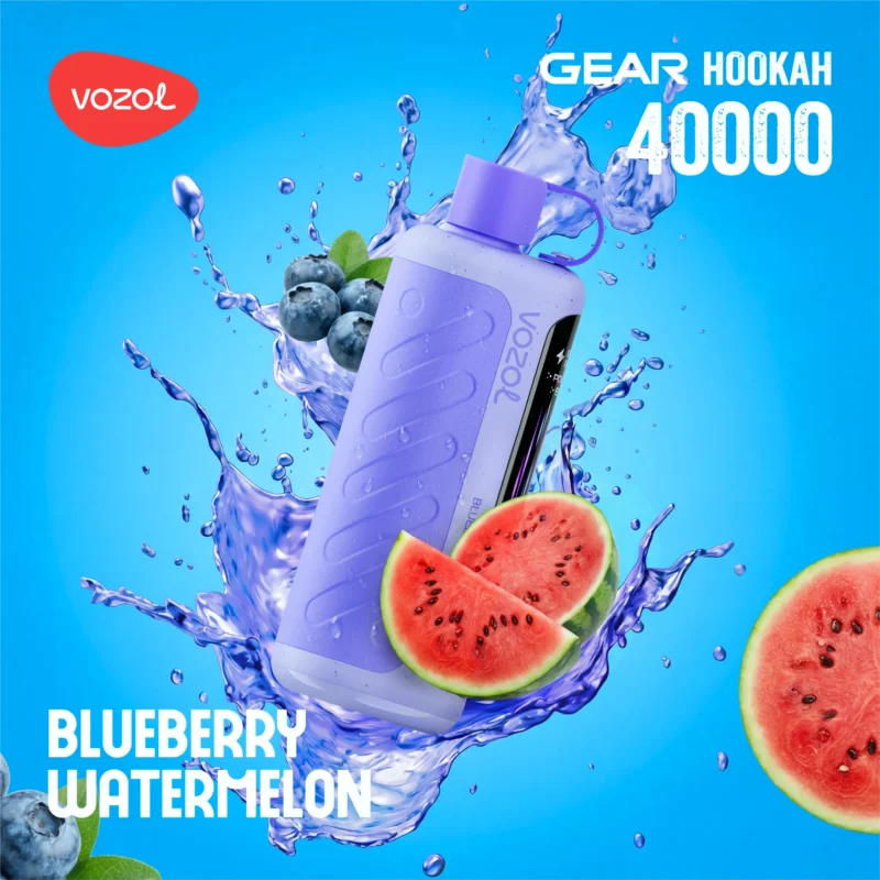 Acevape Vozol Gear Hookah 40000 Zuege Shisha Vape Blaubeere Wassermelone Eu Lager Disposable Device