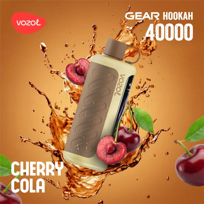 Acevape Vozol Gear Hookah 40000 Zuege Shisha Vape Kirsch Cola Eu Lager Disposable Device