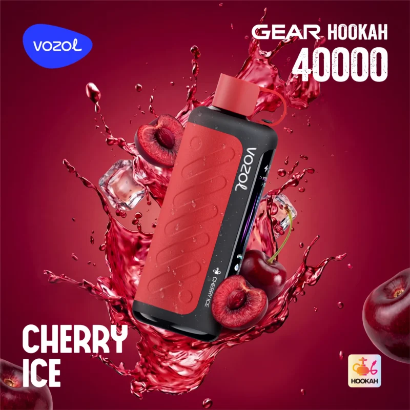 Acevape Vozol Gear Hookah 40000 Zuege Shisha Vape Kirsche Eis Eu Lager Disposable Device