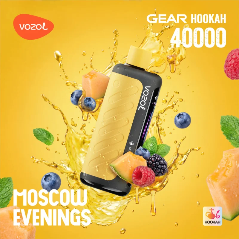Acevape Vozol Gear Hookah 40000 Zuege Shisha Vape Moskauer Abende Eu Lager Disposable Device