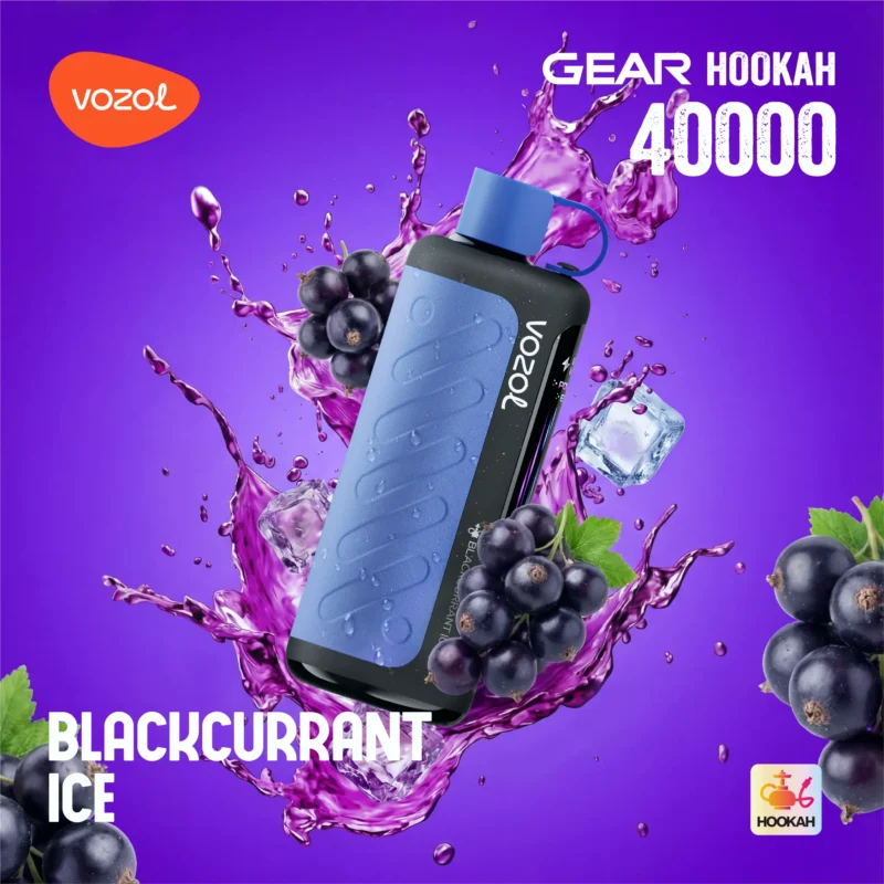 Acevape Vozol Gear Hookah 40000 Zuege Shisha Vape Schwarze Johannisbeere Eis Eu Lager Disposable Device