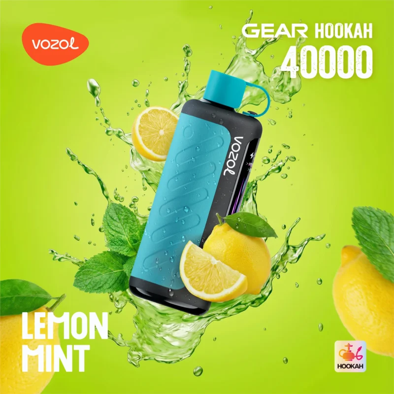 Acevape Vozol Gear Hookah 40000 Zuege Shisha Vape Zitrone Minze Eu Lager Disposable Device