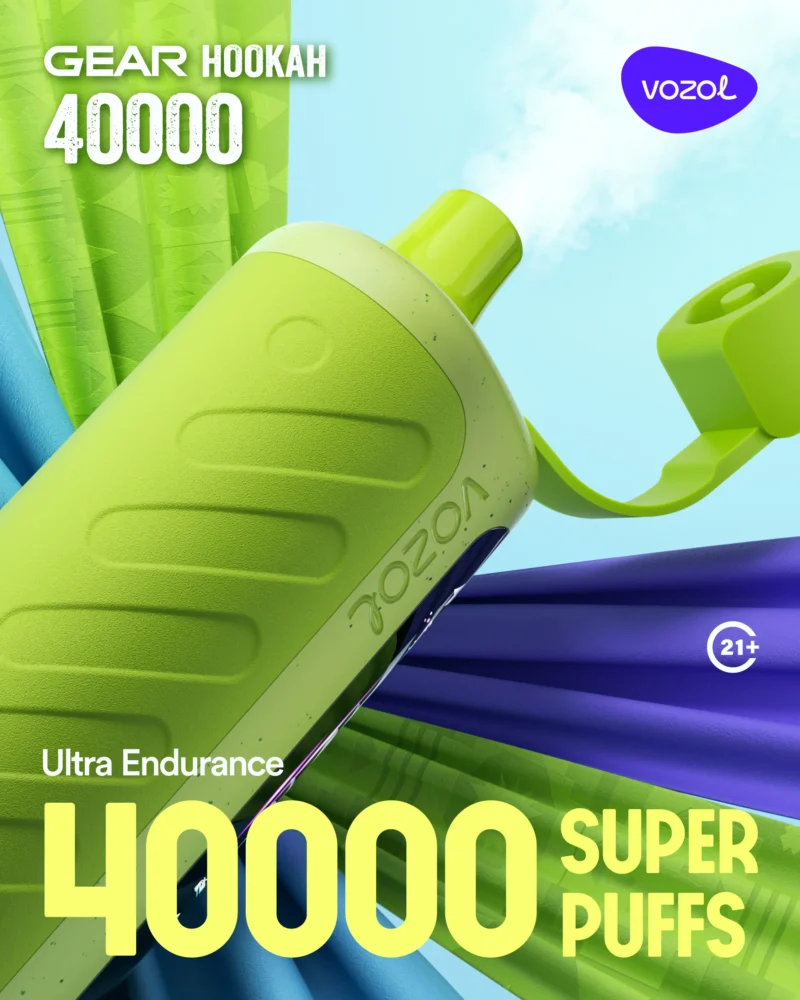 Acevape Vozol Gear Hookah 40000 Zuege Ultra Ausdauer Eu Lager Disposable Vape Device