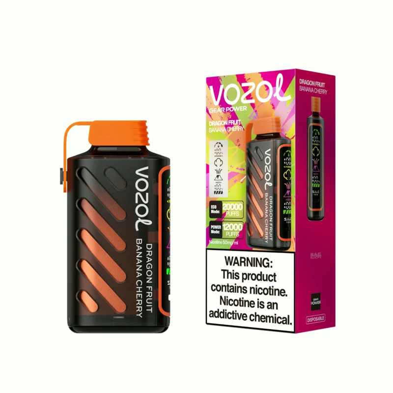 Acevape Vozol Gear Power 20000 Zuege Einweg Vape Drachenfrucht Banane Kirsche Produkt Mit Einzelverpackung Eu Lager Disp