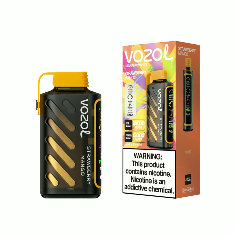 Acevape Vozol Gear Power 20000 Zuege Einweg Vape Erdbeere Mango Produkt Mit Einzelverpackung Eu Lager Disposable Device