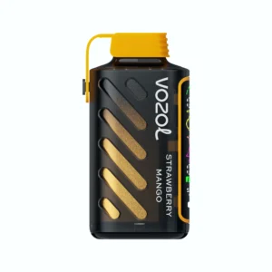 Acevape Vozol Gear Power 20 000 bouffées, cigarette électronique jetable, saveur fraise-mangue, vue arrière, en stock en Europe, dispositif jetable