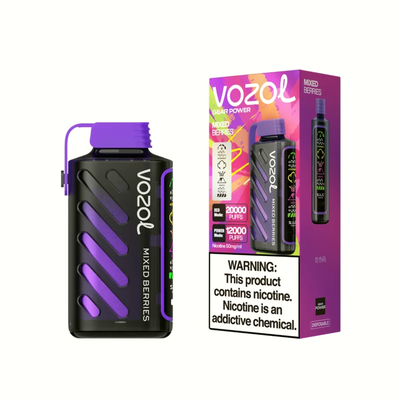 Acevape Vozol Gear Power 20000 Zuege Einweg Vape Gemischte Beeren Produkt Mit Einzelverpackung Eu Lager Disposable Devic