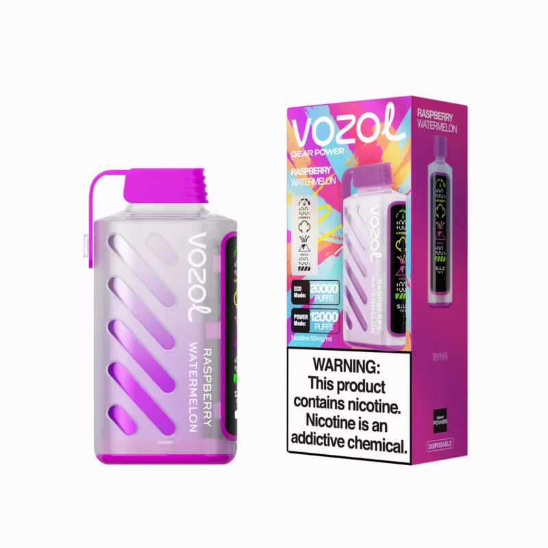 Acevape Vozol Gear Power 20000 Zuege Einweg Vape Himbeere Wassermelone Produkt Mit Einzelverpackung Eu Lager Disposable