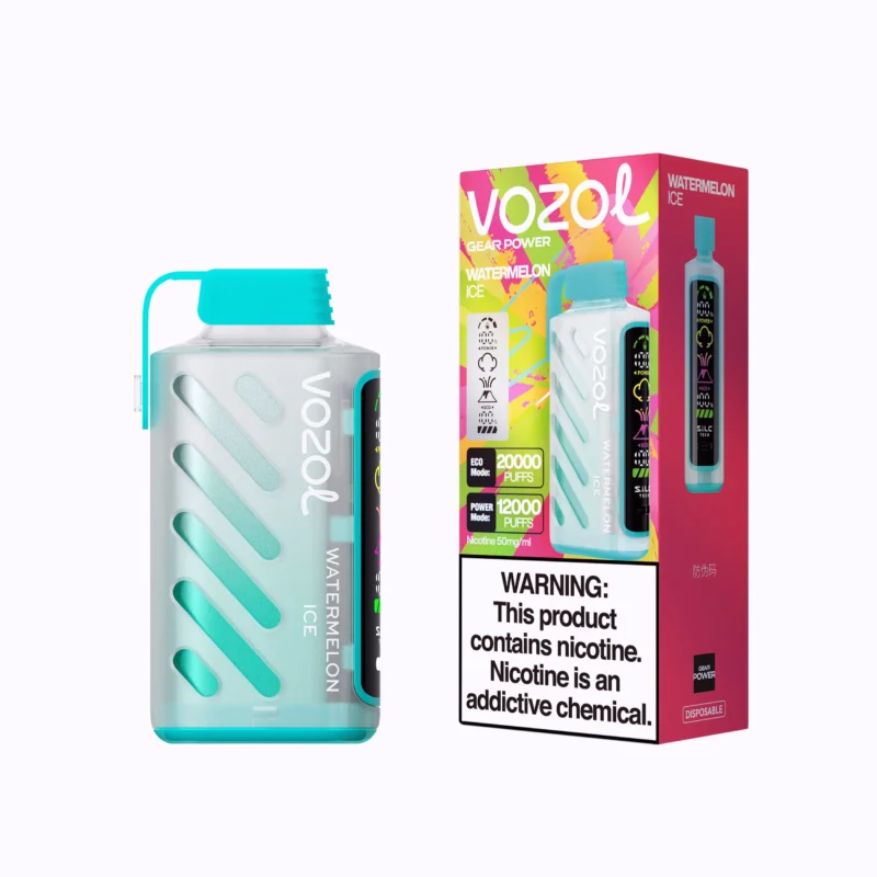 Acevape Vozol Gear Power 20000 Zuege Einweg Vape Wassermelone Eis Produkt Mit Einzelverpackung Eu Lager Disposable Devic