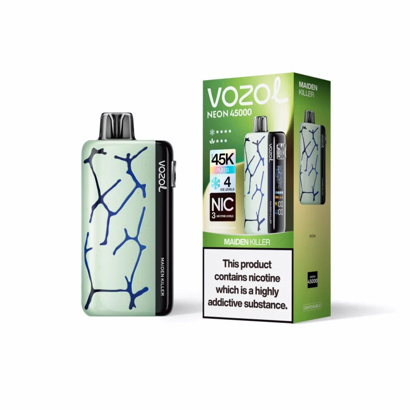 Acevape Vozol Neon 45,000 Puffs Disposable Vape "Maiden Killer" Flavor Display (In Stock in the EU)