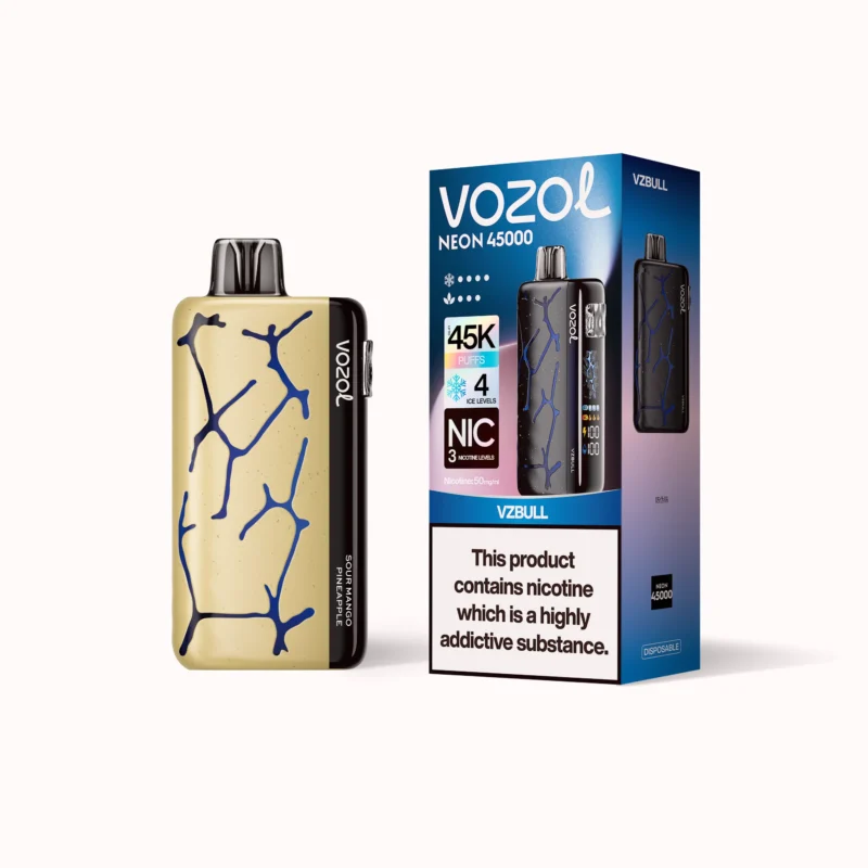 Acevape Vozol Neon 45,000 Puffs Disposable Vape Vz Bull Flavor Display EU Stock