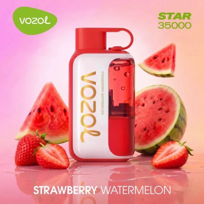 Acevape Vozol Star 35 000 bouffées - Cigarette électronique jetable saveur fraise-pastèque - En stock en Europe - Appareil jetable