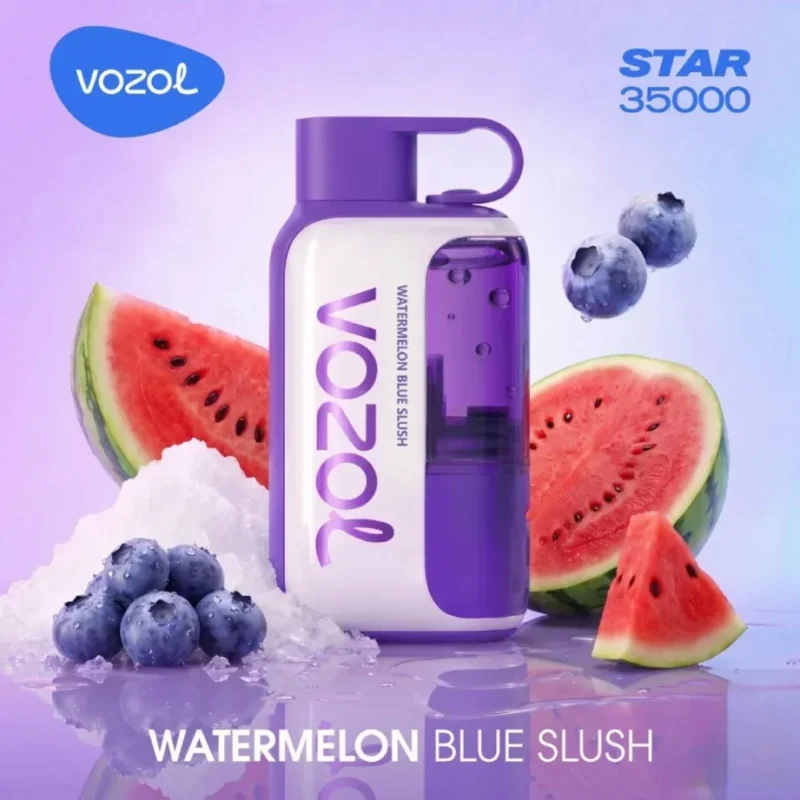 Acevape Vozol Star 35 000 bouffées, cigarette électronique jetable, saveur pastèque-framboise bleue, slush, en stock en Europe, dispositif jetable