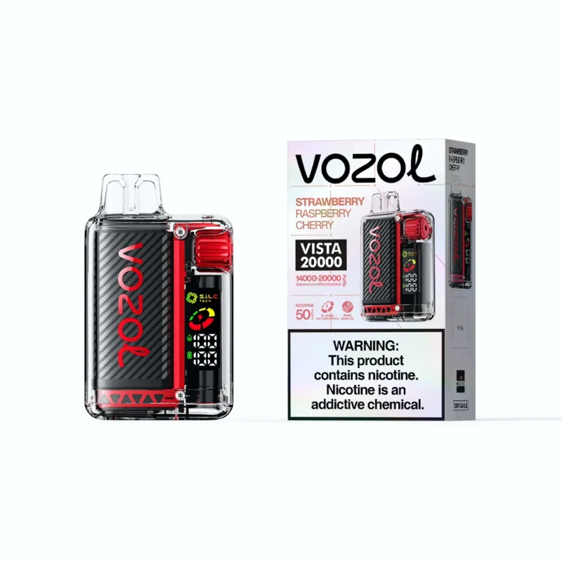 Acevape Vozol Vista 20000 Zuege Einweg Vape Erdbeere Himbeere Kirsche Produkt Mit Einzelverpackung Eu Lager Disposable D