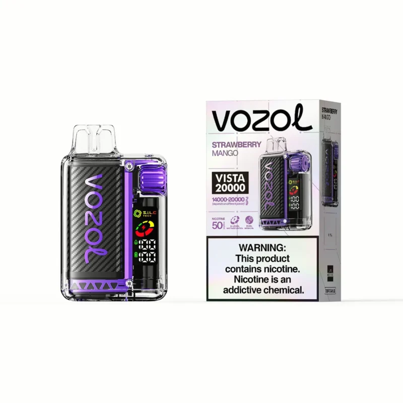 Acevape Vozol Vista 20000 Zuege Einweg Vape Erdbeere Mango Produkt Mit Einzelverpackung Eu Lager Disposable Device