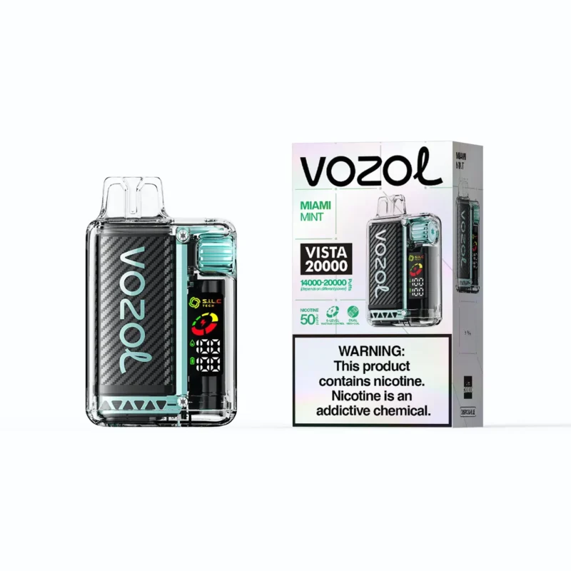 Acevape Vozol Vista 20000 Zuege Einweg Vape Miami Minze Produkt Mit Einzelverpackung Eu Lager Disposable Device