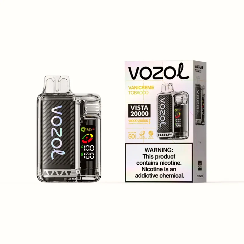 Acevape Vozol Vista 20000 Zuege Einweg Vape Vanillecreme Tabak Produkt Mit Einzelverpackung Eu Lager Disposable Device