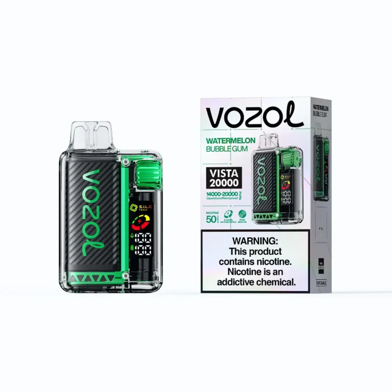 Acevape Vozol Vista 20000 Zuege Einweg Vape Wassermelone Kaugummi Produkt Mit Einzelverpackung Eu Lager Disposable Devic