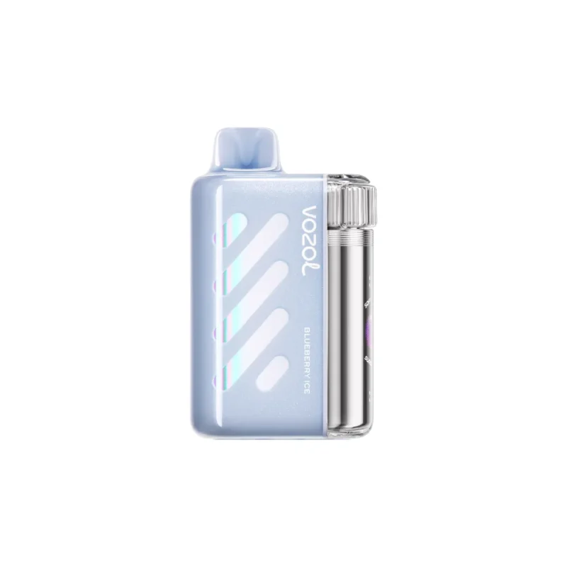 Acevape Vozol Vista 40 000 bouffées, cigarette électronique jetable, saveur myrtille glacée, vue de l'appareil, en stock en UE, appareil jetable